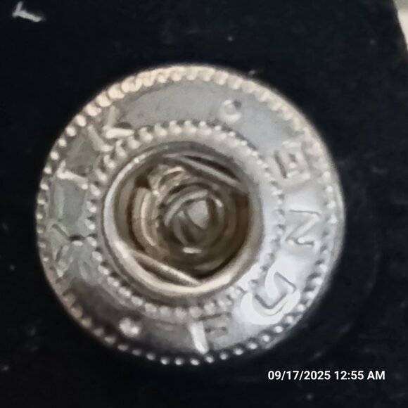 Yik Fung Black Suede Braided Gothic Snap Rhinestone Bracelet Adjustable - Picture 6 of 6